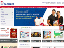 Tablet Screenshot of deemark.com